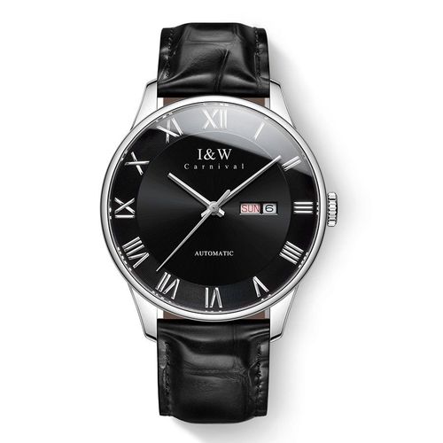 PSQ-I&W513 Luxury Brand High End Men's Mechanical Watch New MIYOTA Automatic Sapphire Waterproof Relogio Masculino with Leather Band