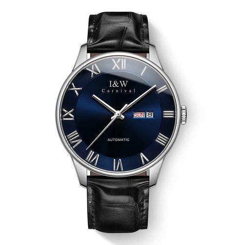PSQ-I&W513 Luxury Brand High End Men's Mechanical Watch New MIYOTA Automatic Sapphire Waterproof Relogio Masculino with Leather Band