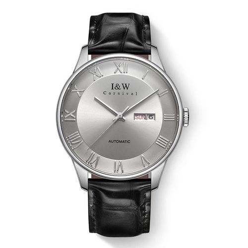 PSQ-I&W513 Luxury Brand High End Men's Mechanical Watch New MIYOTA Automatic Sapphire Waterproof Relogio Masculino with Leather Band