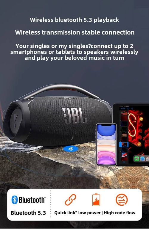 Jbl Audio Boombox 3 Three Frequency Wireless Portable Waterproof Dustproof Outdoor Speaker Stereo