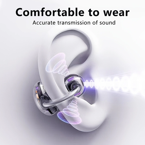 Purple 126 ear clip wireless Bluetooth headset prevents sports phone from hanging on the ear and lasts for a long time