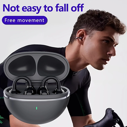 Purple 126 ear clip wireless Bluetooth headset prevents sports phone from hanging on the ear and lasts for a long time