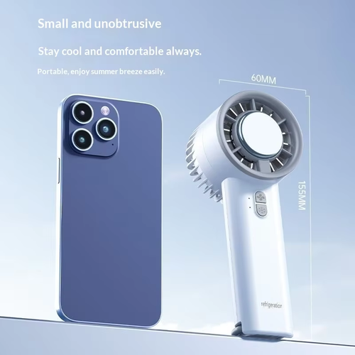 Handheld semiconductor outdoor small fan rechargeable small wind cannon