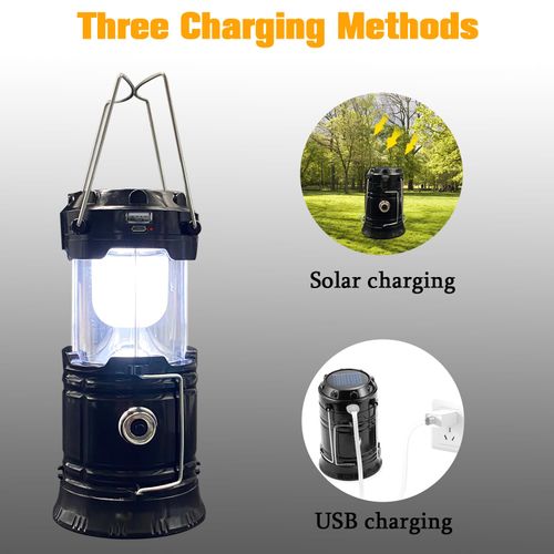 Solar Charged LED Multifunctional Support Retractable Lantern