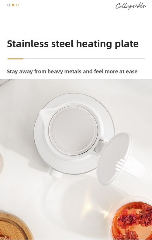 Portable foldable electric kettle mini insulated hot water cup