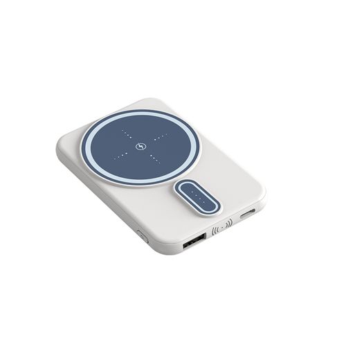 OLWIMILO True Capacitance 5000MAH Mini Wireless Powerbank with Magnetic Suction Function
