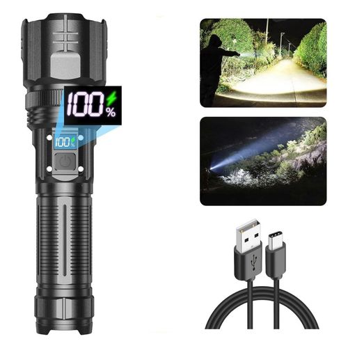 مصباح يدوي متعدد الوظائف ذو ضوء ساطع