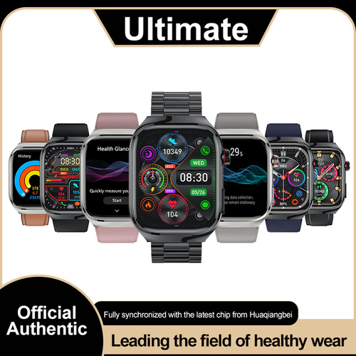 KealthTech TK164 One click micro examination of Five Organ Health Monitoring Blood Glucose Blood Lipids Uric Acid Blood Pressure Blood Oxygen SOS Smart Watch