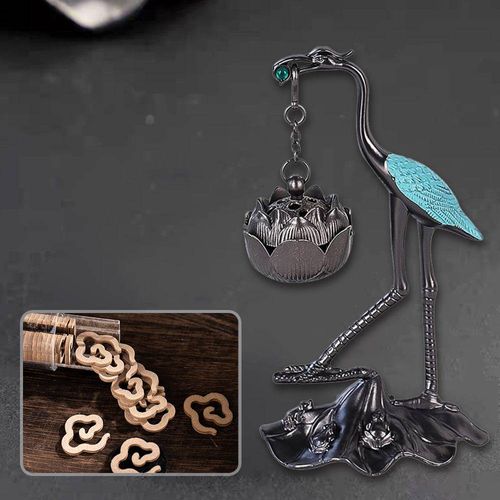 Lotus Crane Ornaments & Aromatherapy Diffuser
