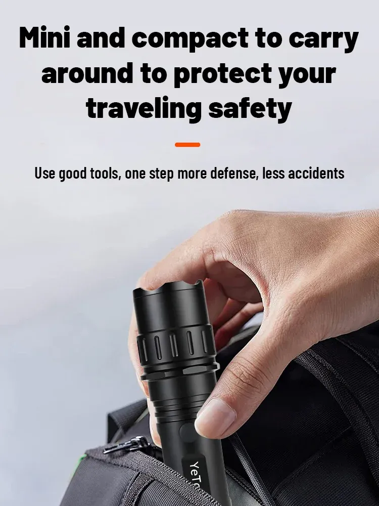 2-in-1 Arc Self Defense Flashlight