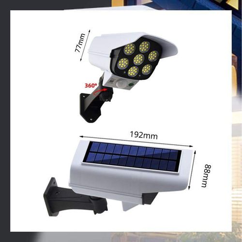 🎁Solar outdoor light with motion sensor 2400 mAh 77 LED