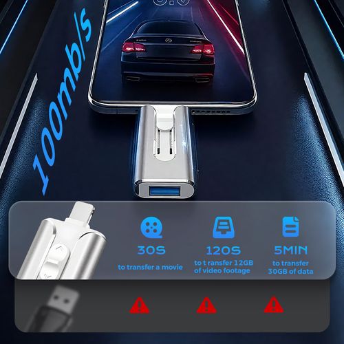 USB Memory Set for external storage 128G📀 - Complete for storing and transporting files!