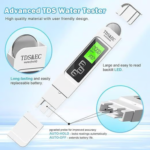 🔥2025 All-New 4 in 1 Tds Meter Digital Water Tester