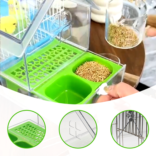 🔥Pull-Out External Parrot Feeder