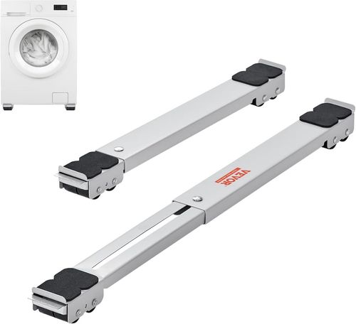 2PCS Heavy-Duty Adjustable Appliance Roller Stand