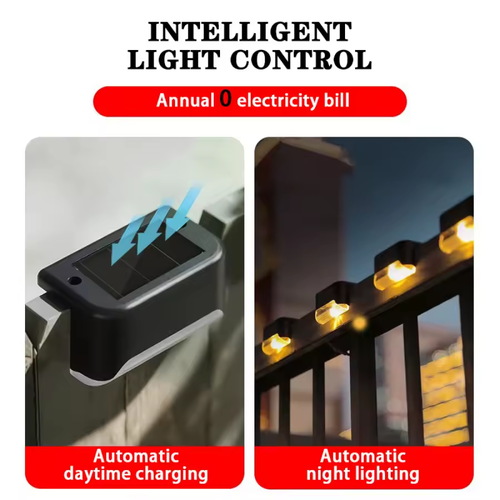 Solar Fence Lights-8pcs