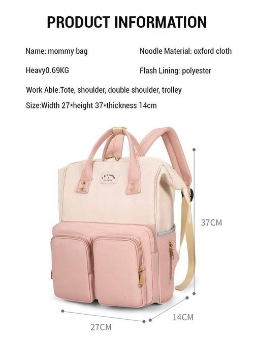 Large capacity backpack mommy bag