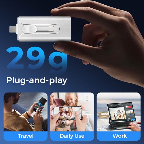 USB Memory Set for external storage 128G📀 - Complete for storing and transporting files!
