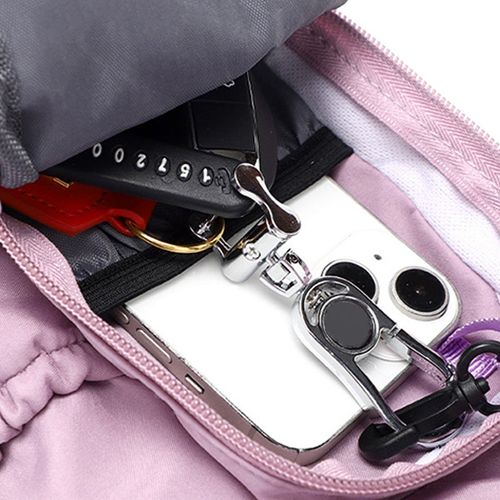 Water bottle bag with phone pockets