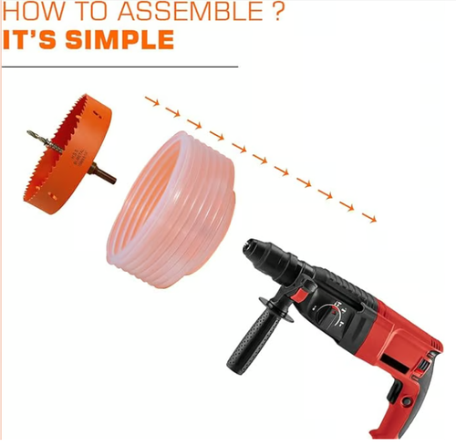 🔥Hole Saw Dust Bowl With handle