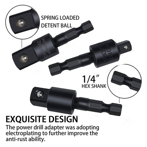 17Pcs Flexible Drill Bit Extension