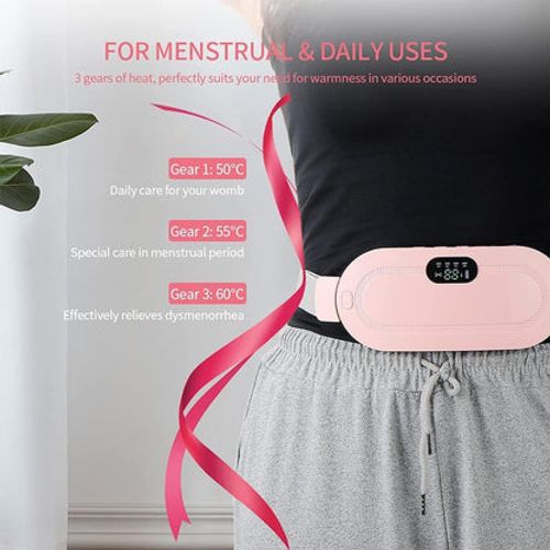 Periods Cramp Comfort Heating Pad & Massager Belt