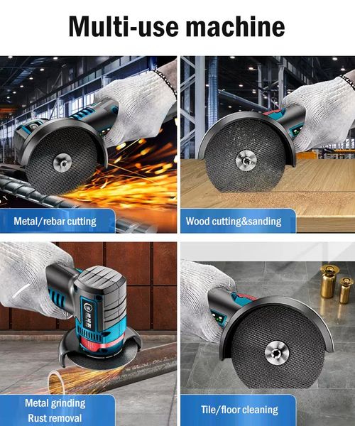 Mini Brushless Angle Grinder- Two batteries