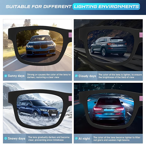 💥🏆Hot new models😎Classic Smart Photochromic Polarized Sunglasses