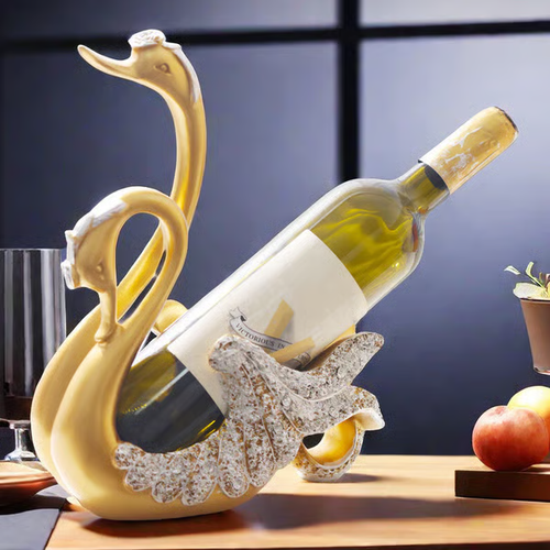 ⏰Swan Wine Bottle Holder Rack