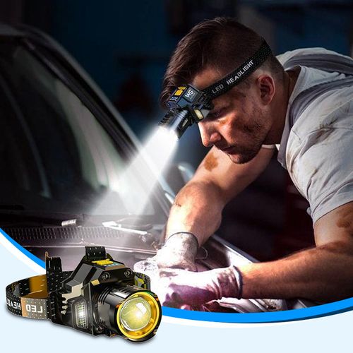 🚲2025 Hot Sale - 50% Off🚲Outdoor Waterproof Rechargeable Headlamp with Headband