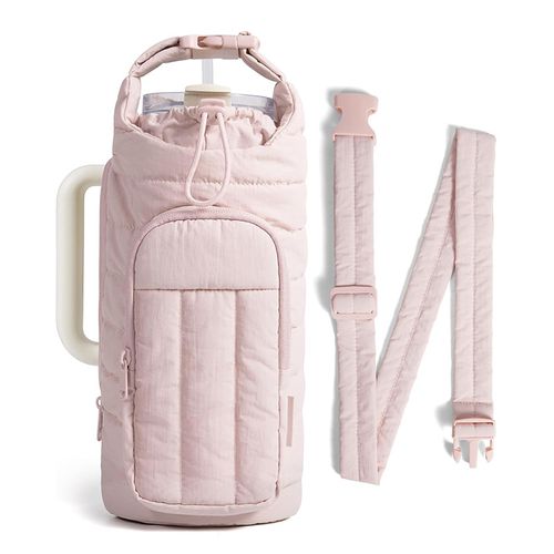 Crossbody water bottle bag