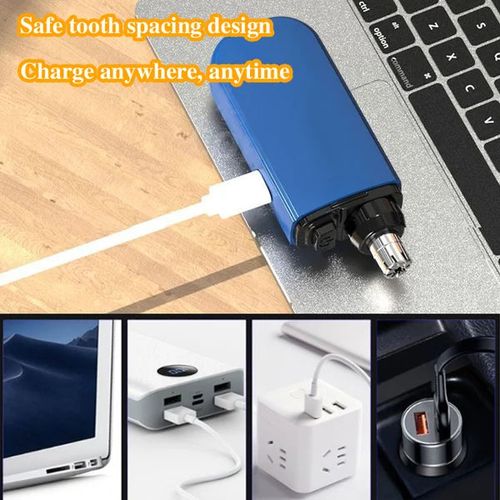 🔥2025 Hot sale🔥Portable Rechargeable Waterproof Nose Hair Trimmer