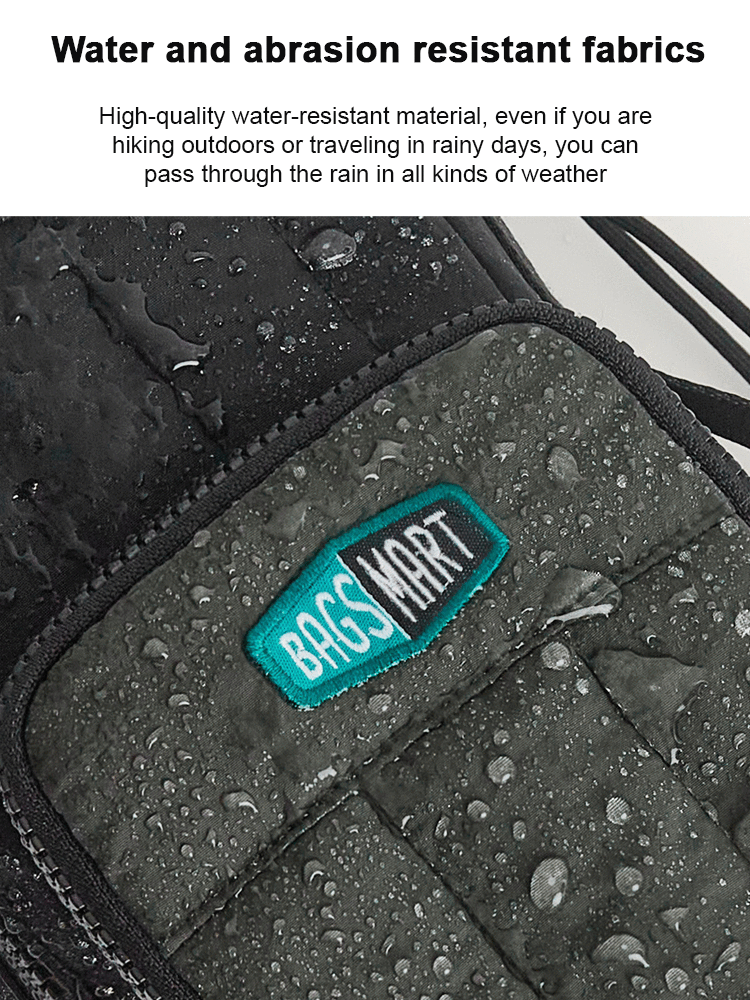 Crossbody water bottle bag