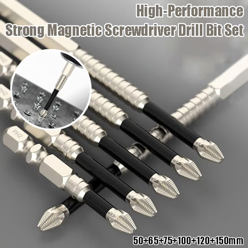 🔥🔨High-Magnetic Screwdriver Drill Bit Set