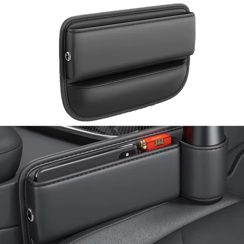 💖🔥 Leather Car seat Storage Box