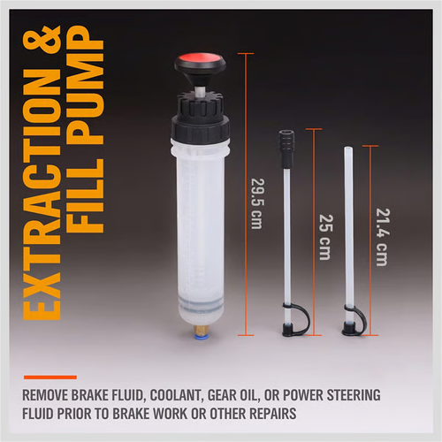 Fluid Extractor & Filler Syringe Pump 500CC
