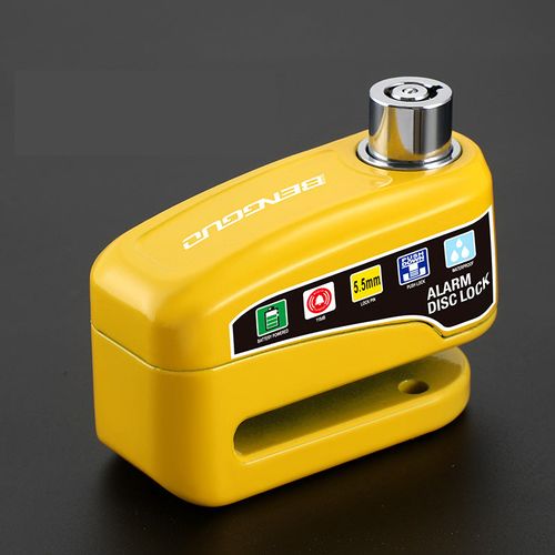 Motorcycle anti-theft alarm Disc lock