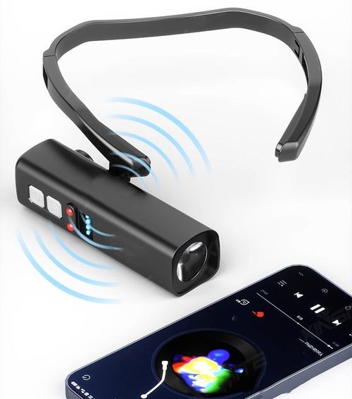 Ear-Mounted LED Head Torch with Motion Sensor