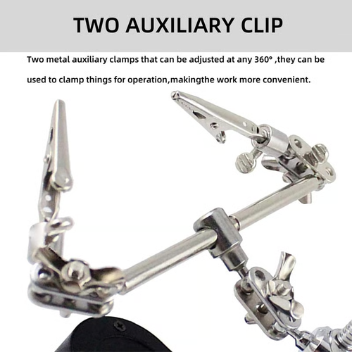 🔥Hot Sale🔍 Adjustable LED Magnifying Glass Soldering Station