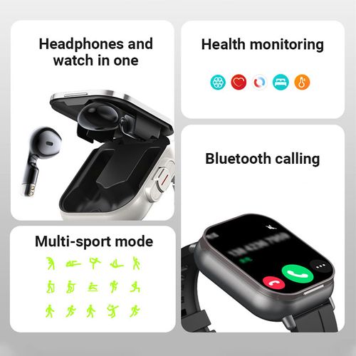 🔥New Arrival 2025🔥2-in-1 Bluetooth Earphones Smartwatch