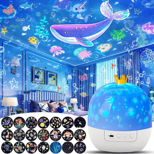 Projector Night Light for Kids 15 Sets of Films