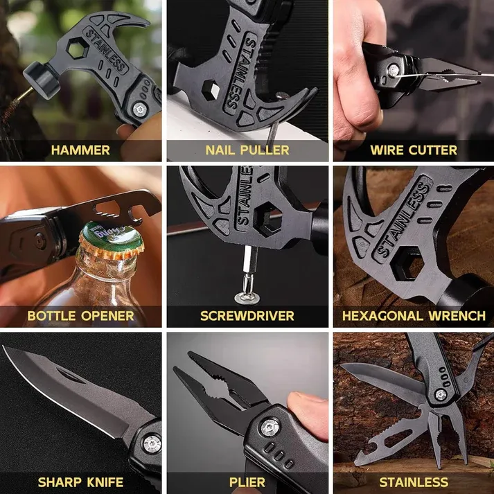 14 in 1 Stainless Steel Multifunctional Hammer Tool