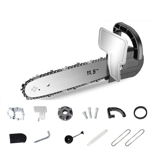 🔥12 inches Angle grinder converted into electric chainsaw set💪（Angle grinder not included）