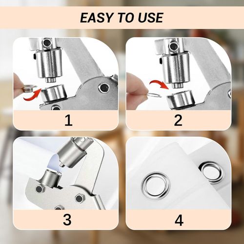 Eyelet pliers for tarpaulins