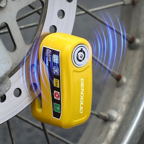 Motorcycle anti-theft alarm Disc lock