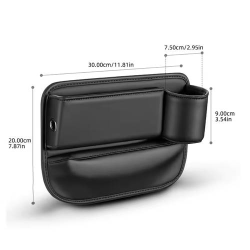 💖🔥 Leather Car seat Storage Box