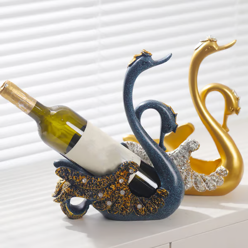 ⏰Swan Wine Bottle Holder Rack