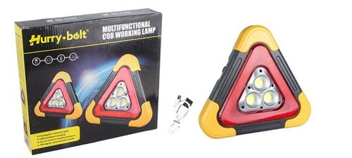 🔥2025 New Arrival🔥 2-IN-1 Solar Emergency Triangle Warning Light at the Roadside