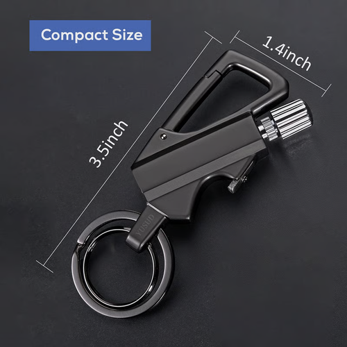 Infinity Lighter with Multitool Keychain Bottle Opener