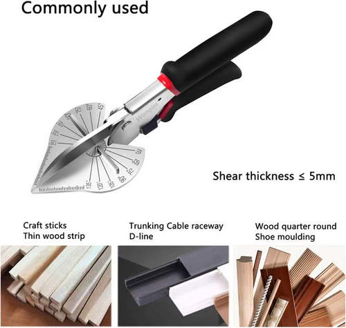 45°-135° Adjustable Angle Scissors Tool+10 Dlades